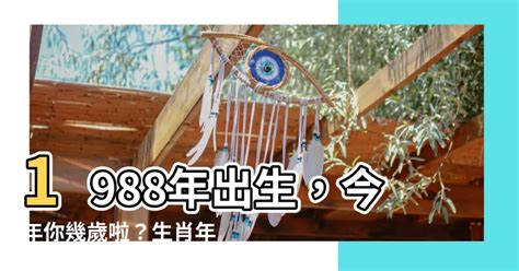 1988出生|1988是民國幾年？1988是什麼生肖？1988幾歲？